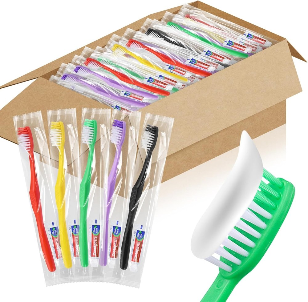 Disposable Toothbrushes with Tootaste, Single Use Toothbrush with