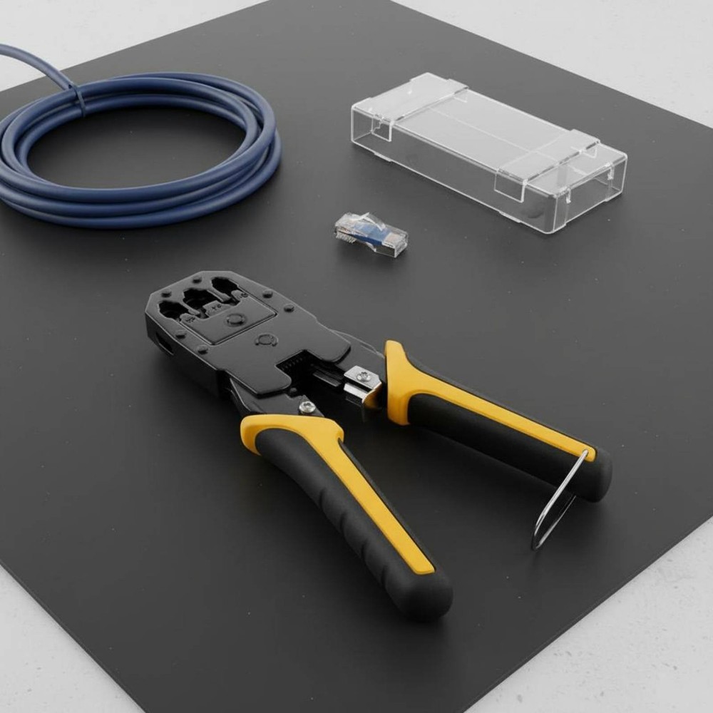 RJ45 Crimping Tool Multi-Functional Network Cable Heavy-Duty