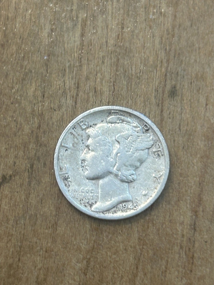 1945S(Micro S) Mercury Dime VF
