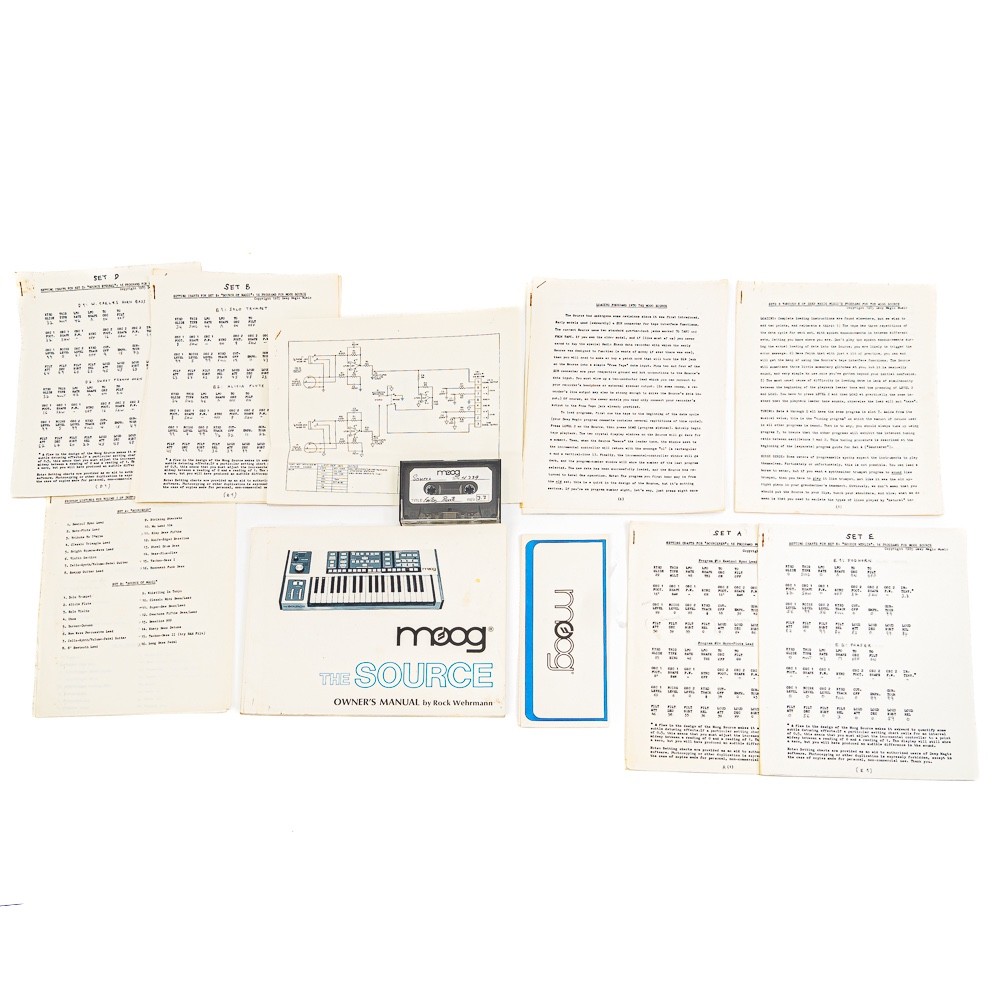 Moog Source Analog Synthesizer – Vintage 37-Key Mono Synth with Patch Memory