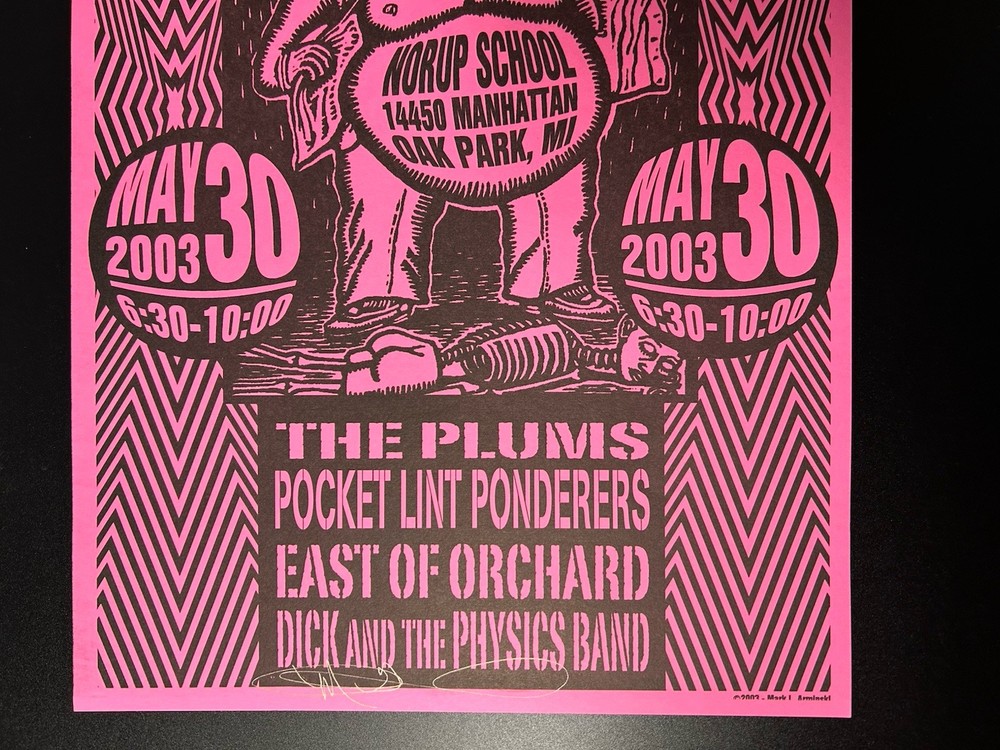 2003-“BATTLE OF THE BANDS”-NORUP SCHOOL-OAK PARK, MI-MARK ARMINSKI-SIGNED/MINT