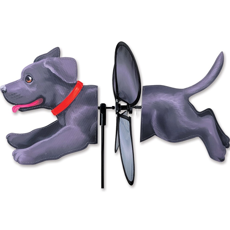 Black Lab Wind Spinner Petite 18.25"