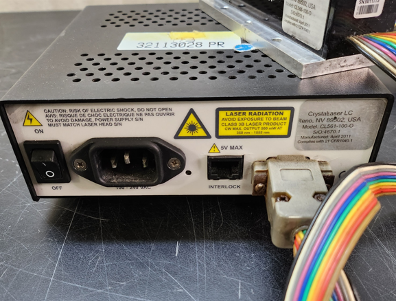 CL 2000 DIODE PUMPED CRYSTAL LASER POWER SUPPLY