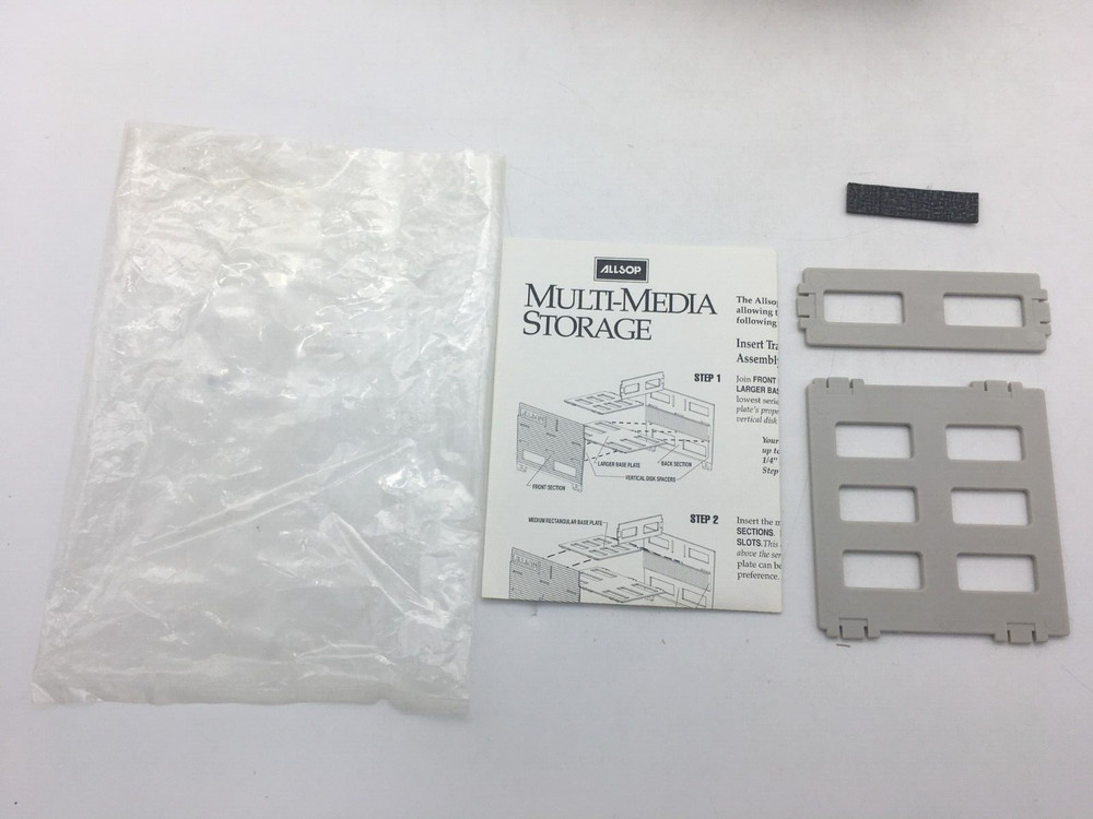 Vintage ALLSOP Multi-Media Floppy Disk CD Storage Container