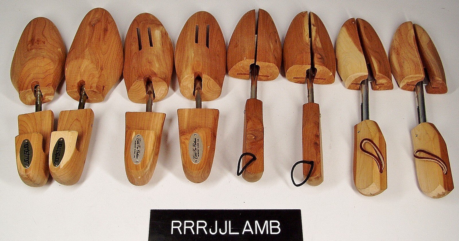 4 Pairs Cedar SHOE TREE KEEPER Lot Mens Large 10 10.5 11 11.5 12 Nordstrom +