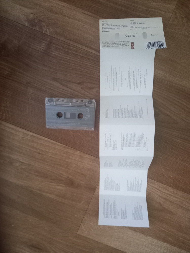Michael Crawford Performs Andrew Lloyd Webber Cassette Telstar 1991