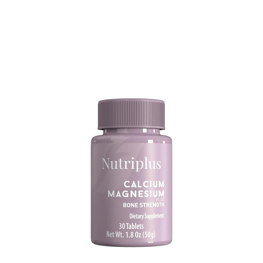 Nutriplus Calcium Magnesium Plus Bone Strength 30 Tablets.