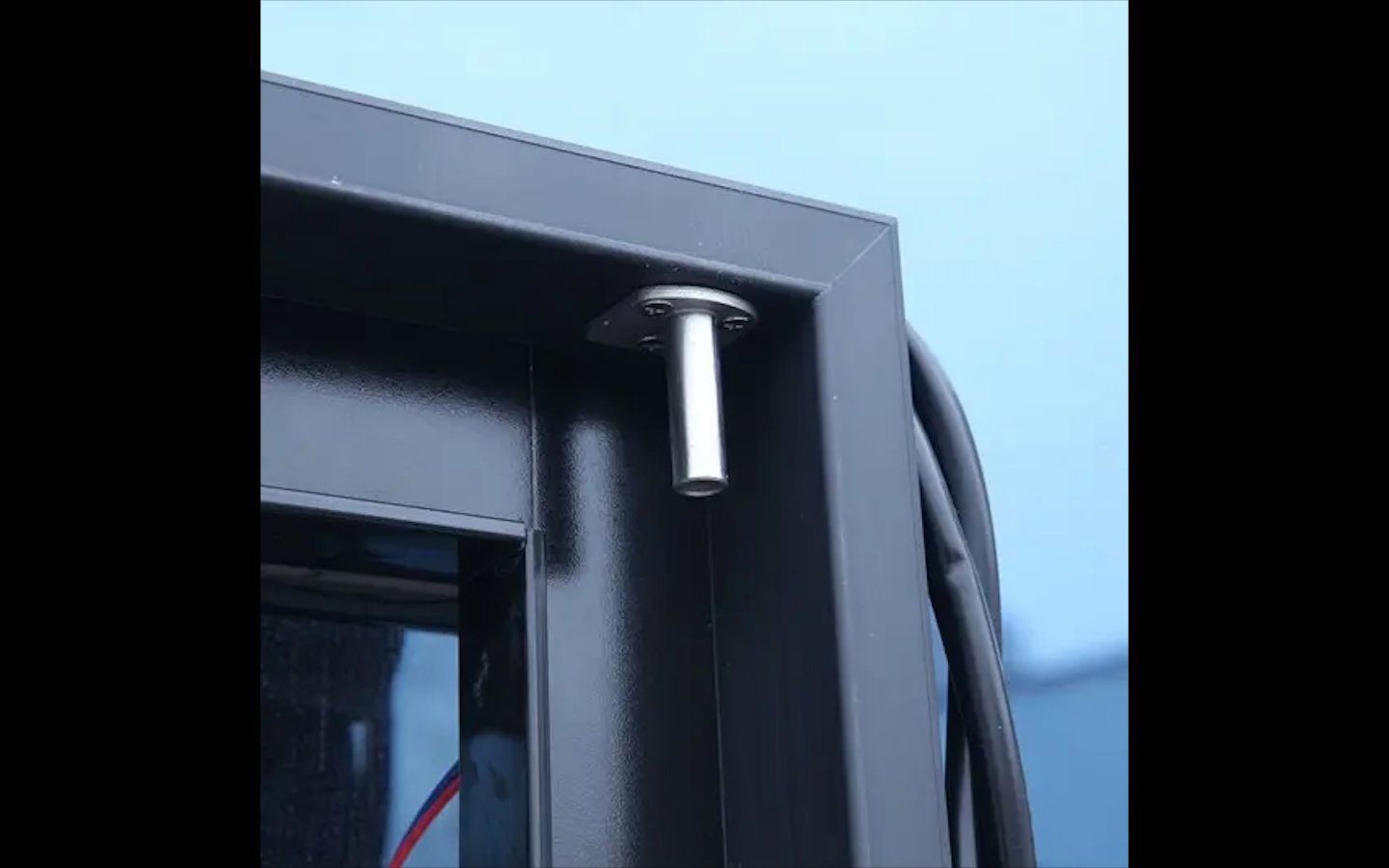 Walk in Cooler Doors and Frames , Display Glass Doors With Shelves