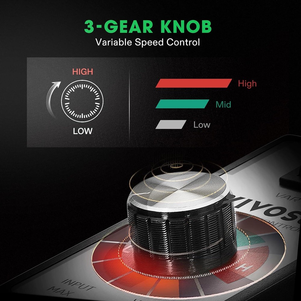 VIVOSUN 1500W Variable Fan Speed Controller AC 120V for Inline Duct Ventilation