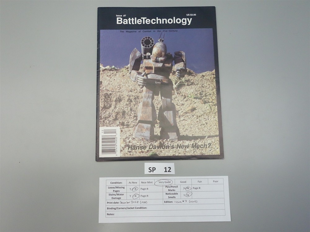 Battletech: Battle Technology Issue 7