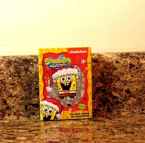 SpongeBob SquarePants Holidays Playing Cards Deck Sealed NEW