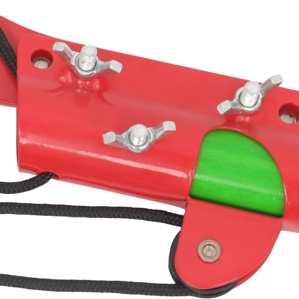 Tree Pole Pruner Manual Branches Trimmer Tree For Pruning Palms W/ Scissors 27FT