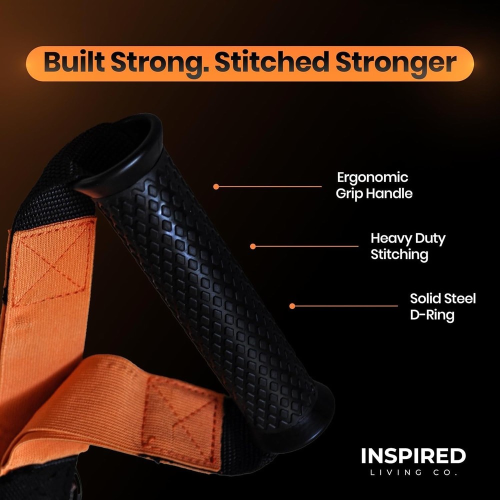 2-Pack D Handle Cable Attachments – Heavy-Duty Gym Handles for Strength