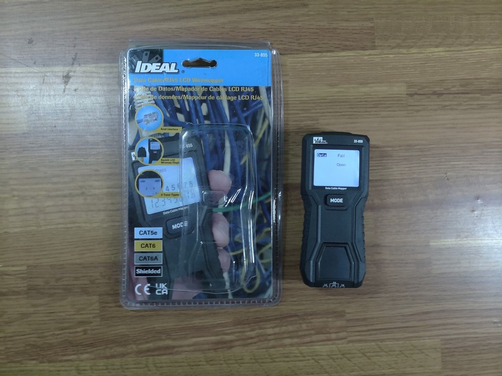 Ideal Electrical 33-855 Data Cable/RJ45 LCD Wiremapper