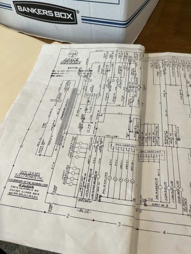 Space Odyssey Pinball Schematic