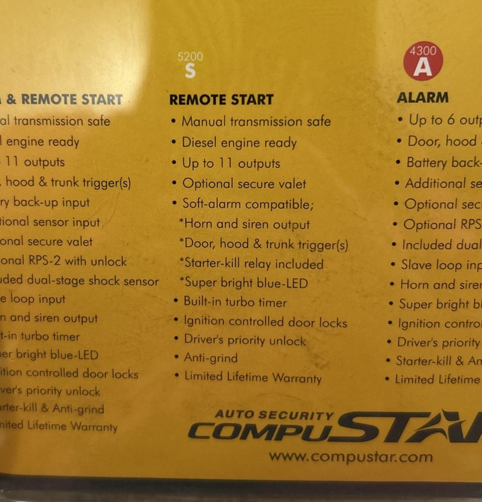FIRSTECH CONTROLLER (DT) REMOTE START FT-5200S -CONT With Compatible Remotes!