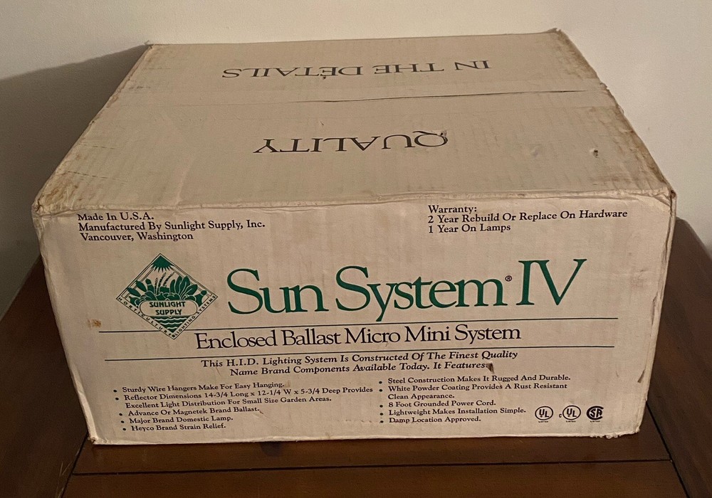 New Sunlight Supply, Sun System VI Mint In Sealed Box