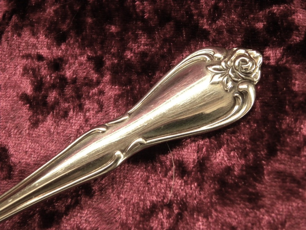 True / Arbor Rose Serving Spoon Cold Meat Fork Sugar Spoon Oneida Stainless Nice