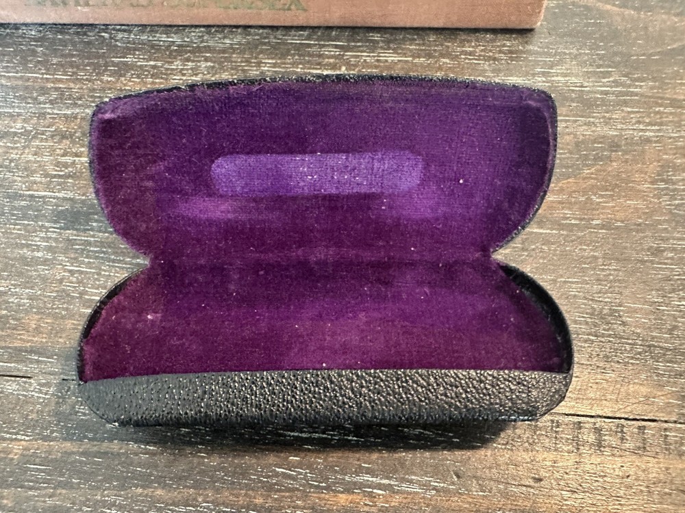Antique J. Woolley Hard Shell Spectacles/Eyeglass Case