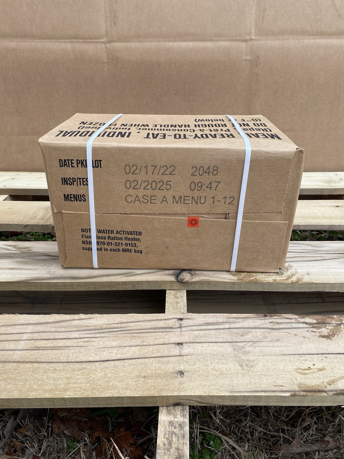 MRE U.S. Military Ready to Eat Meals INSP 2025 Single Case Random $2.50/meal!