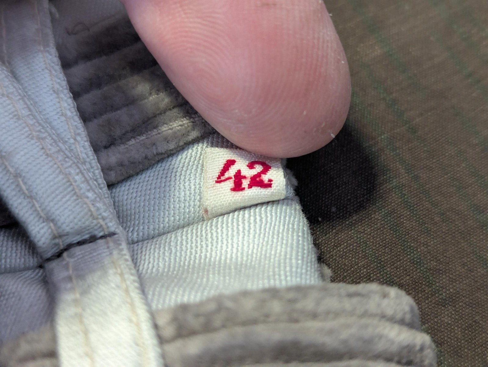 Vintage 1930s 1940s German Gray Corduroy Plus Fours Trousers NOS (28" waist)