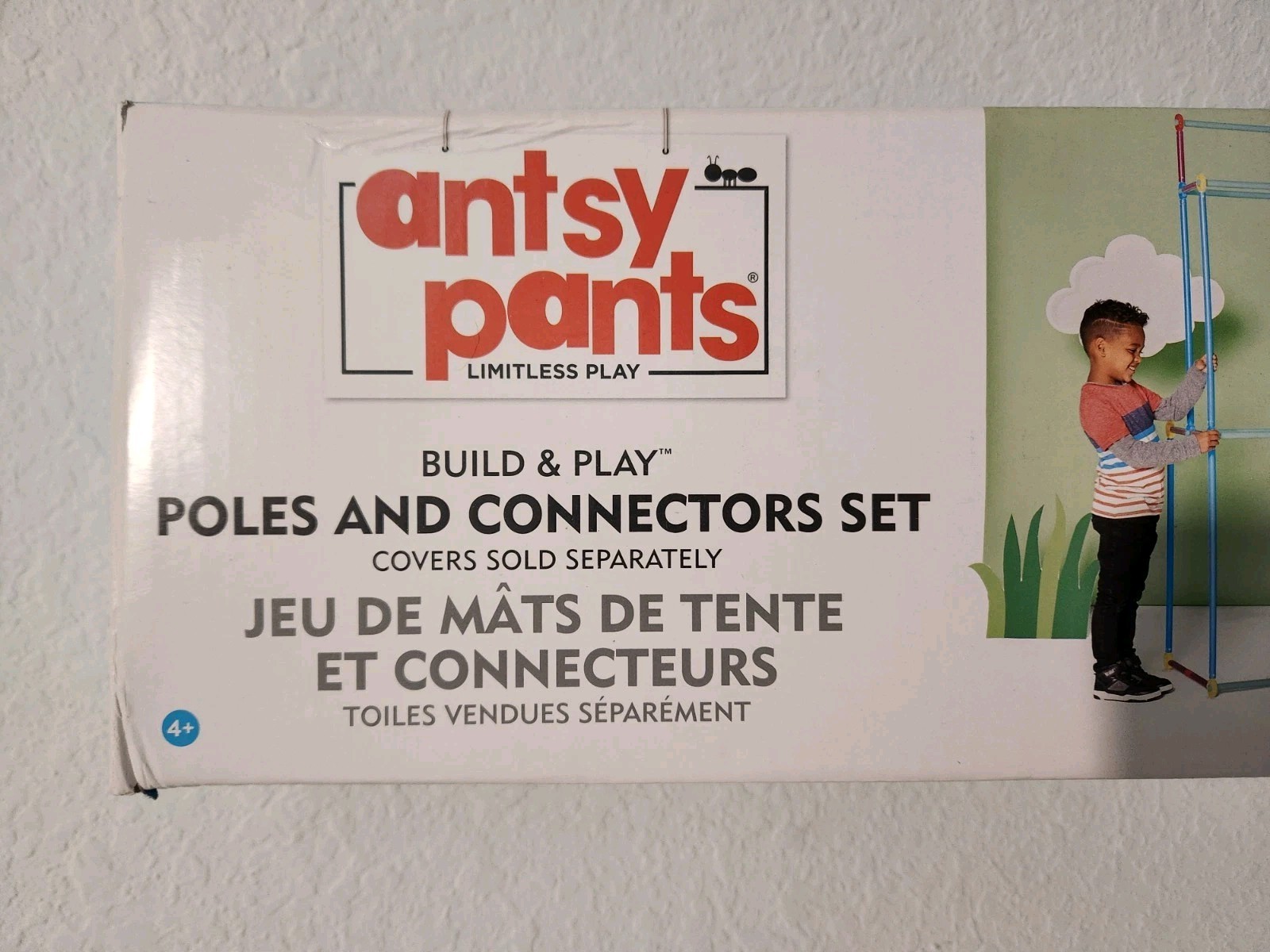 Antsy Pants build & play 75 pieces Poles and Connectors Set - Damaged Box