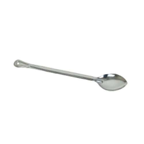 Thunder Group SLSBA021 21" Stainless Steel Solid Flat Handle Basting Spoon
