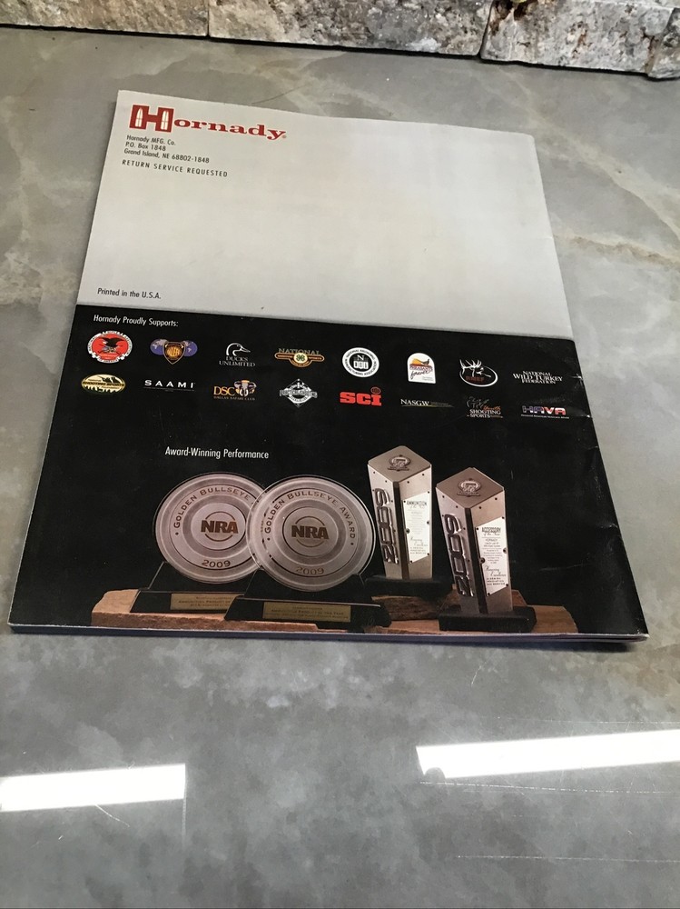 HORNADY 2010 RELOADING,AMMUNITION,ECT PRODUCT CATALOG