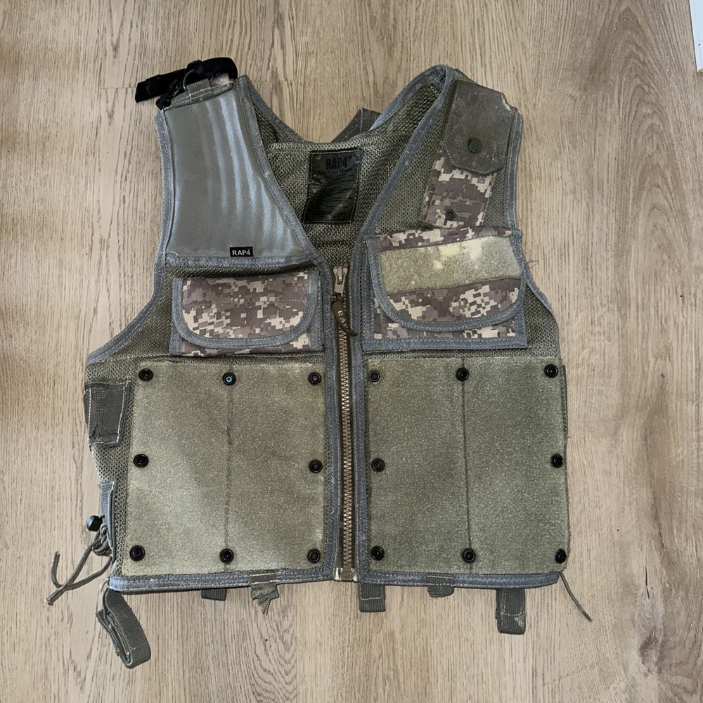 RAP4 Tactical Paintball Vest Multiple Pouch Compartments Adjustable