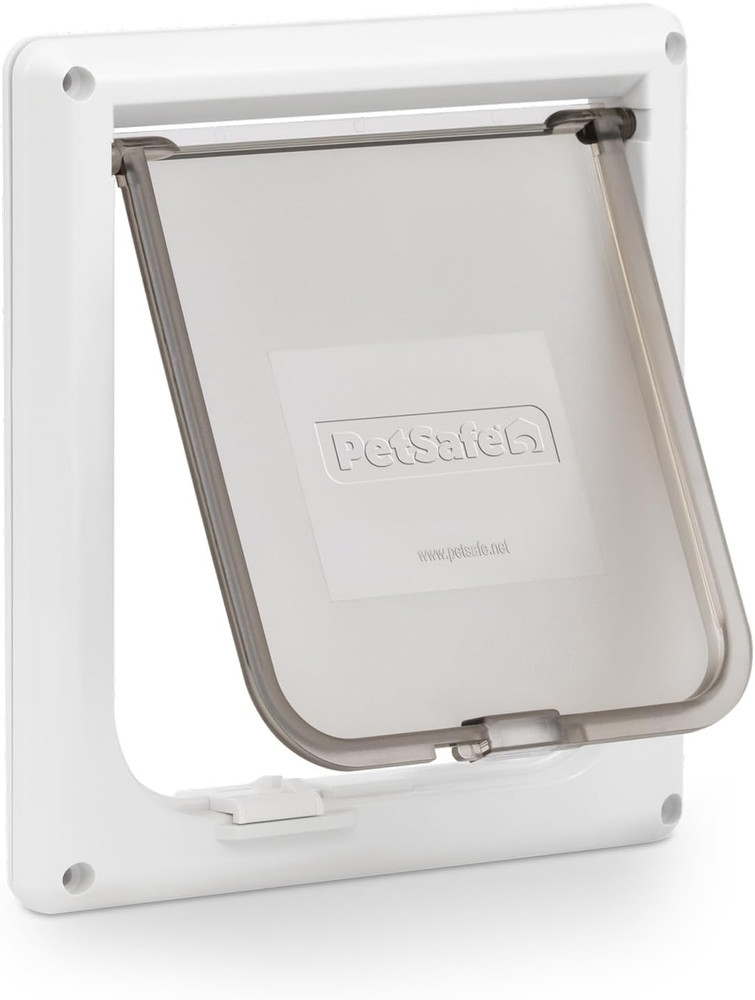 Interior 2-Way Locking Cat Door - Allows Convenient Movement between Rooms & Min