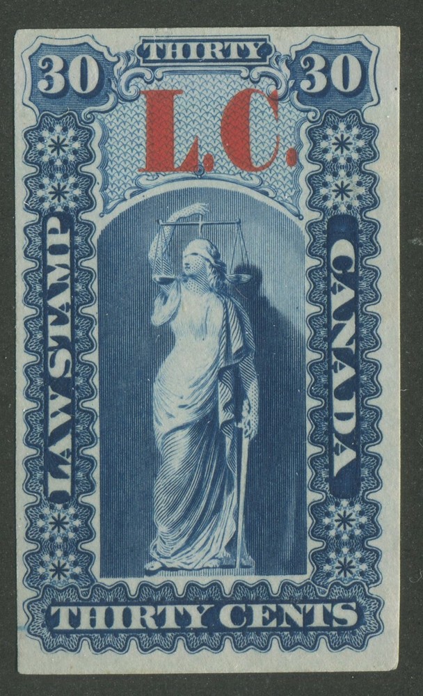 CANADA REVENUE QL3 QUEBEC LAW STAMP PROOF