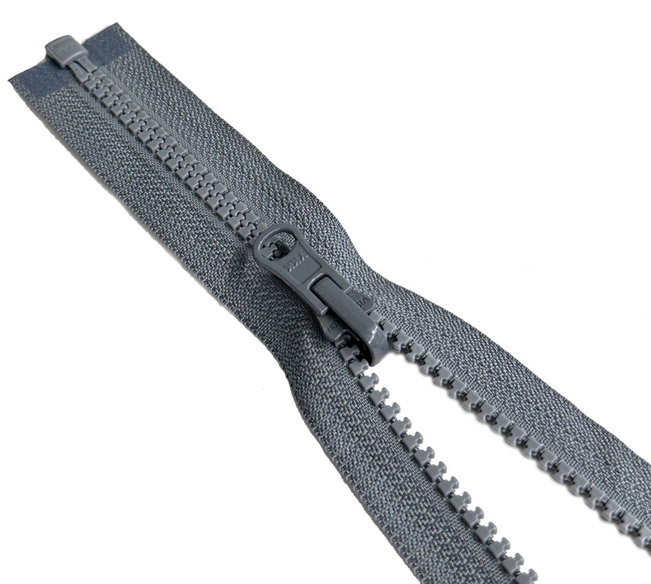 YKK #5 10" - 36" Molded Plastic Jacket Reversible Separating Jacket Zipper