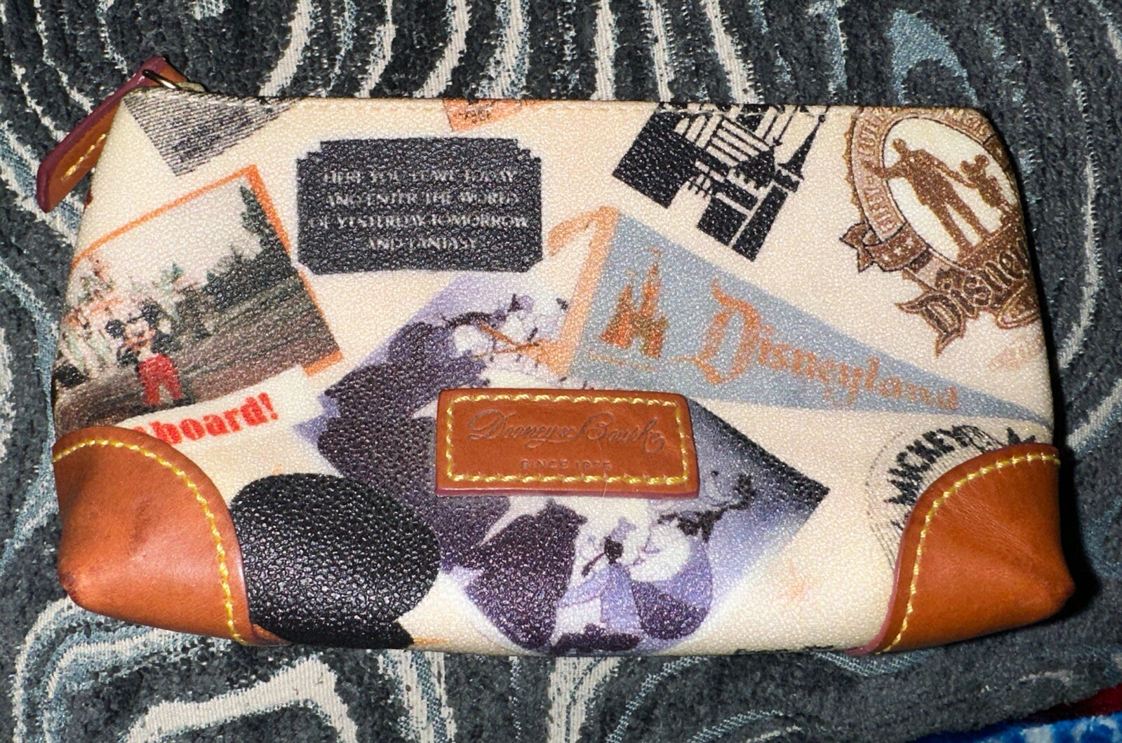 NWT-Limited Edition 55th Mickey Disneyland Dooney & Bourke Cosmetic Bag