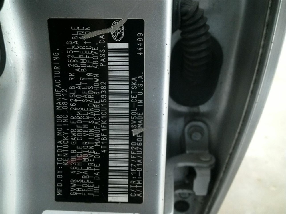 CAMRY 2012 High Mounted Stop Light 104765891