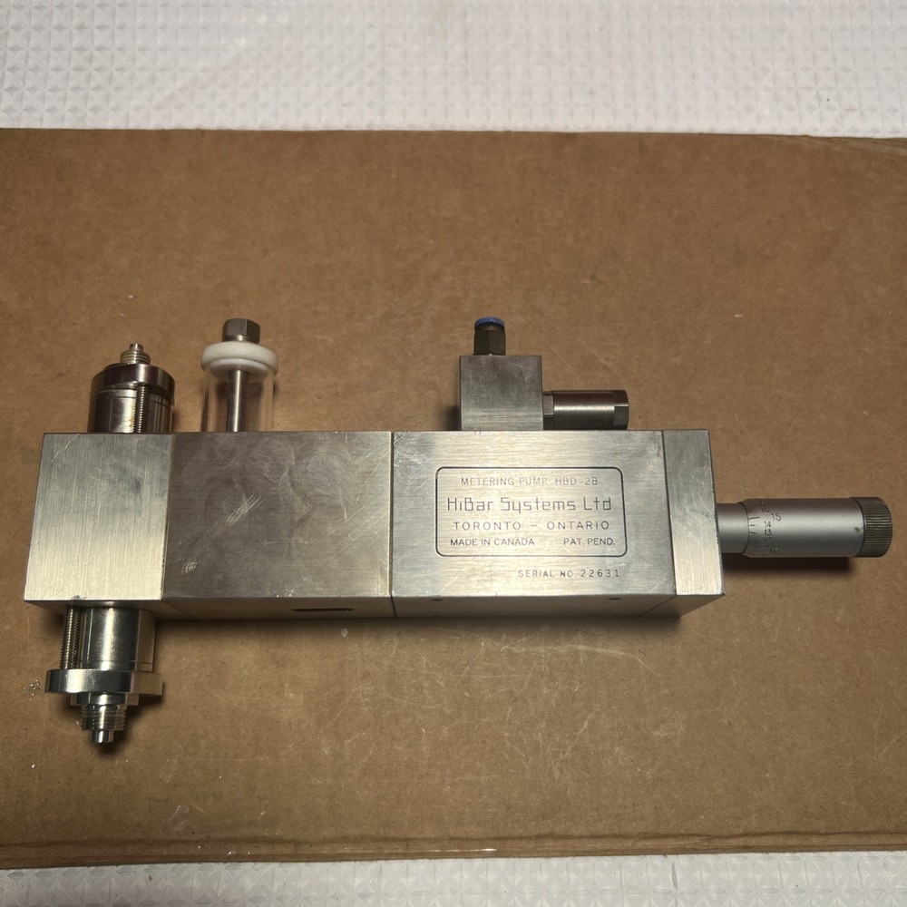 Hibar Systems Ltd HBD-2B Precision Metering Pump