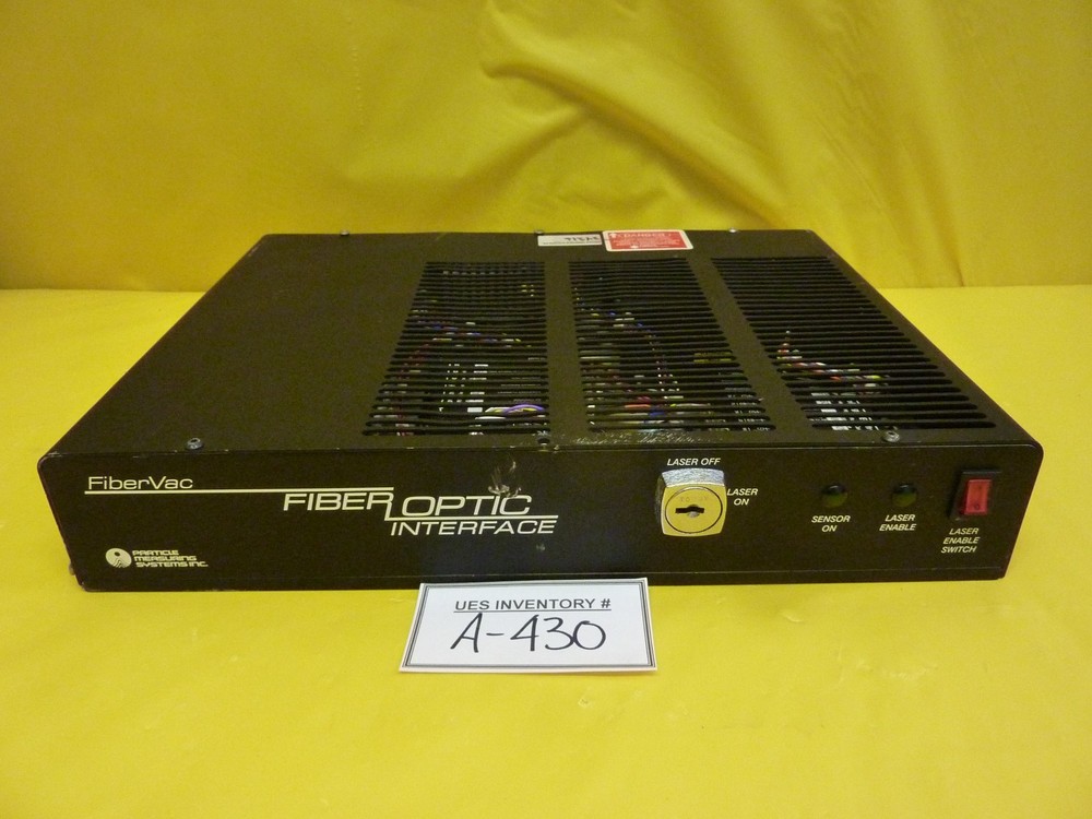 Particle Measuring Systems FiberOptic Interface Module FiberVac Used Working