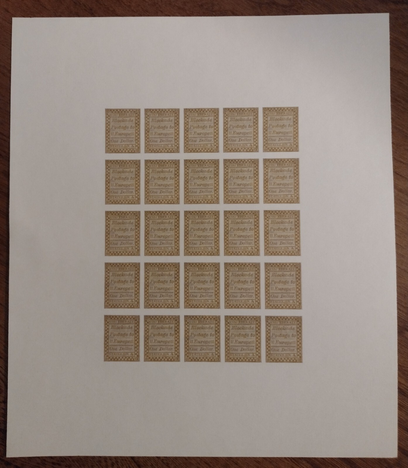 Civil War Reproduction Stamp Sheets Lithographs Prints Fantastic Item