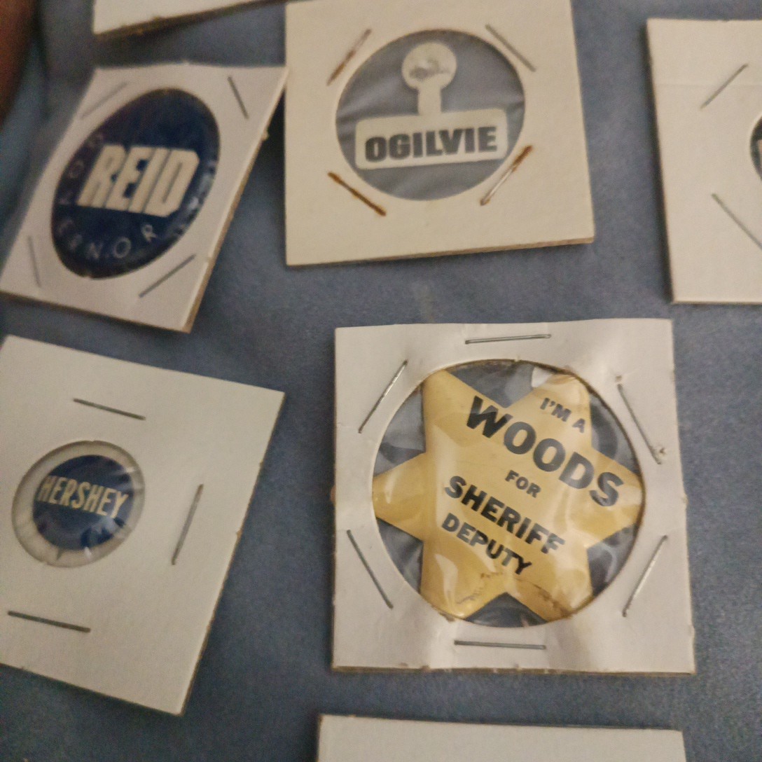 Lot of 40 Chicago Illinois local political pinback button pin.1960-1980s