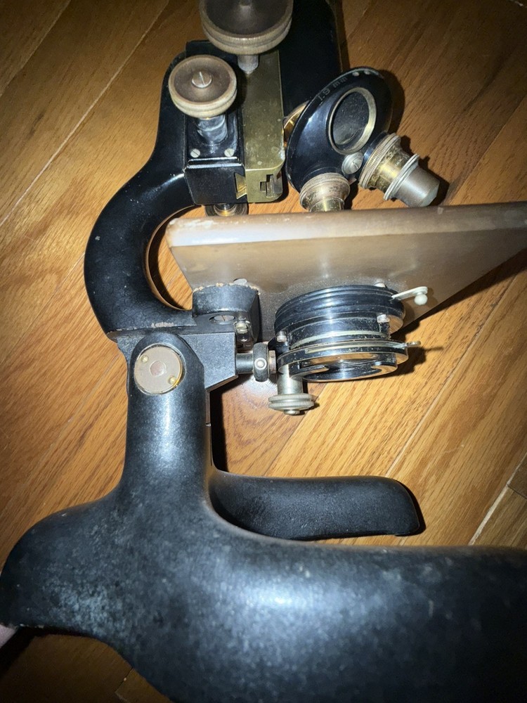 Vintage Bausch & Lomb Microscope with Brass Components