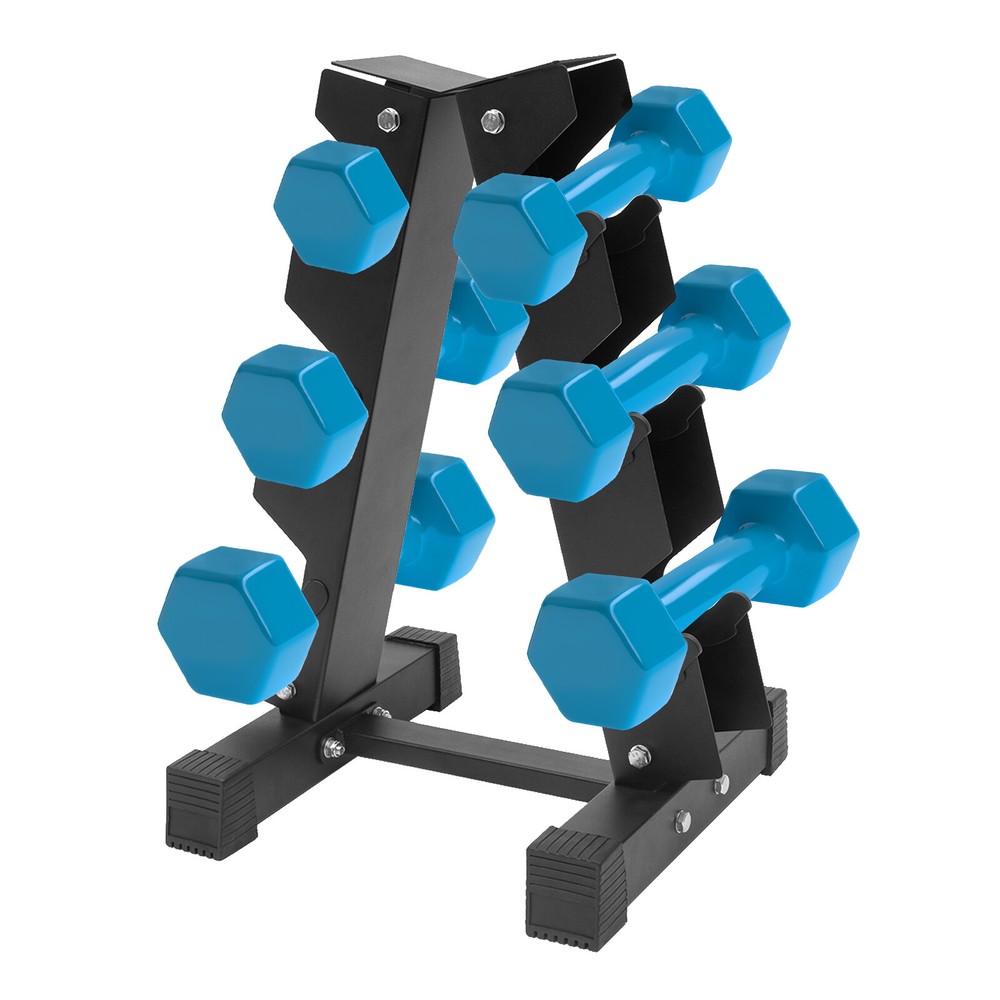 Durable Dumbbell Rack Storage Stand for Home Gym - Space Saving Design