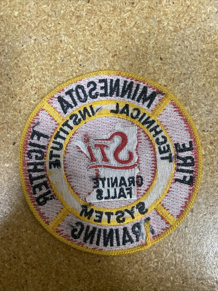 Minnesota Fire Fighter Training System Technical Institute Granite Falls Patch
