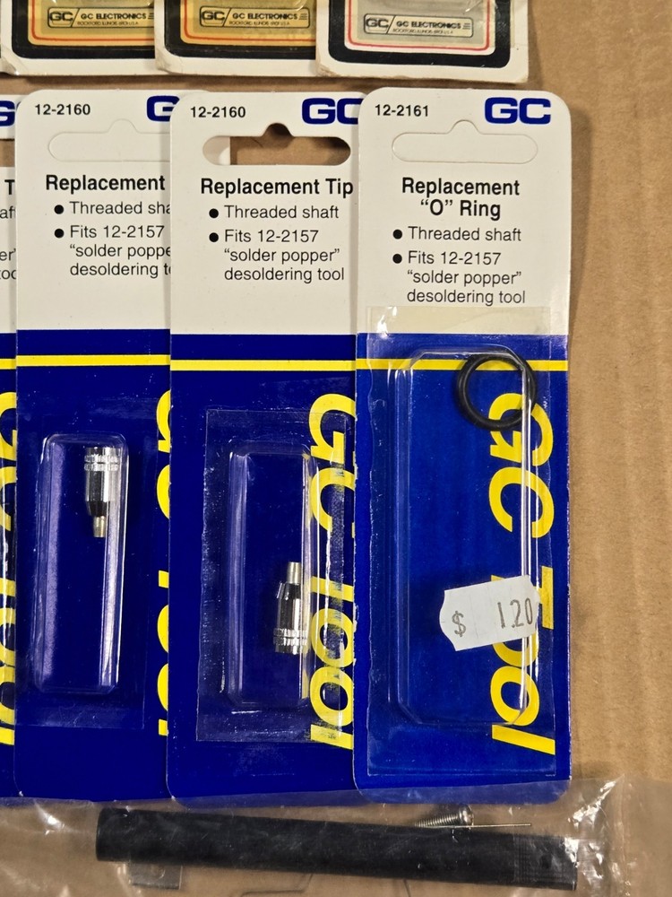 Lot 19 Assorted Replacement Desoldering Station Tips - GC Electronics