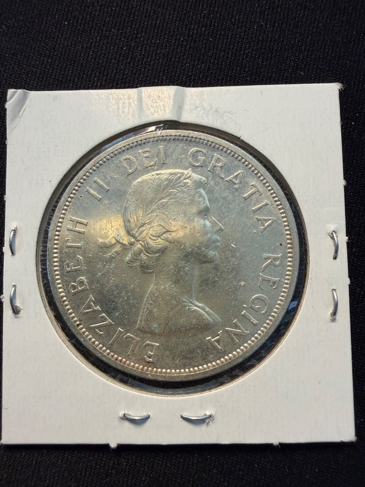 1958 Canadian Silver Dollar Coin