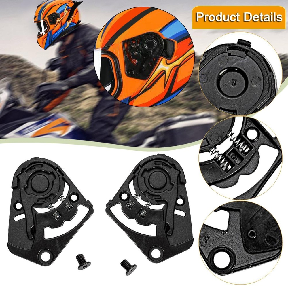 2x Helmet Shield Base Replace Parts High Performance