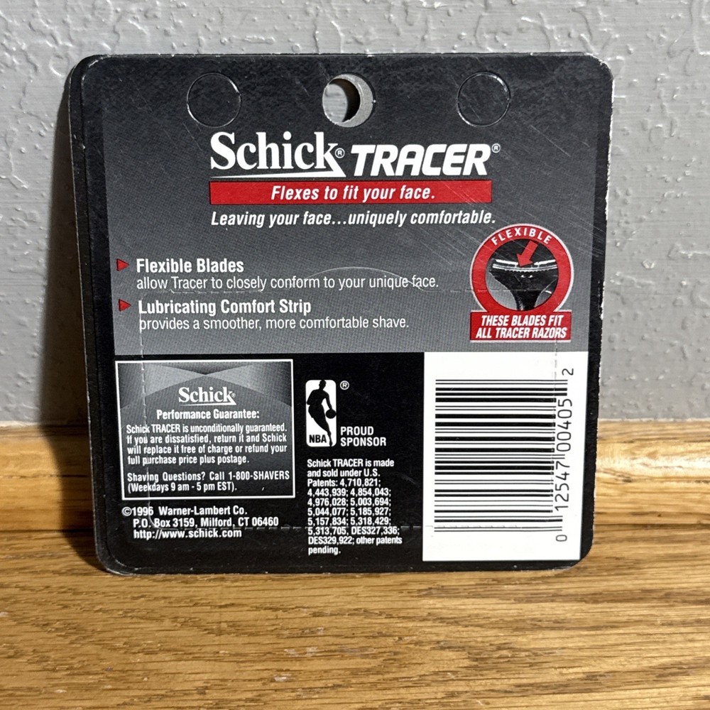 Schick Tracer 5 Pack Refill Blades NOS 1996