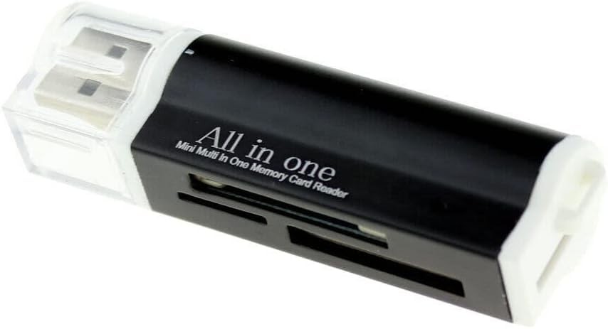 BUBUCAM USB SD Card Reader for PC, Micro to Adapter, Black