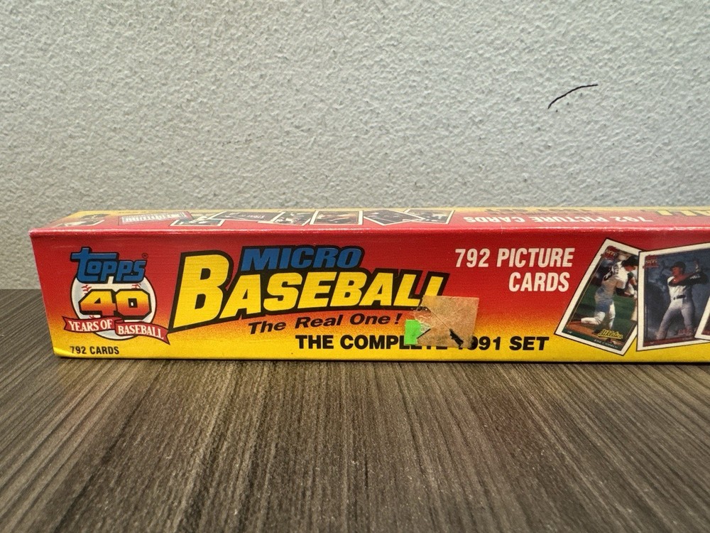 1991 Topps Micro Baseball Complete Set Factory Sealed