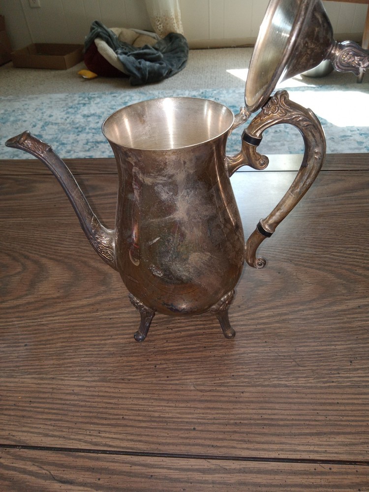 vintage silver plated teapot