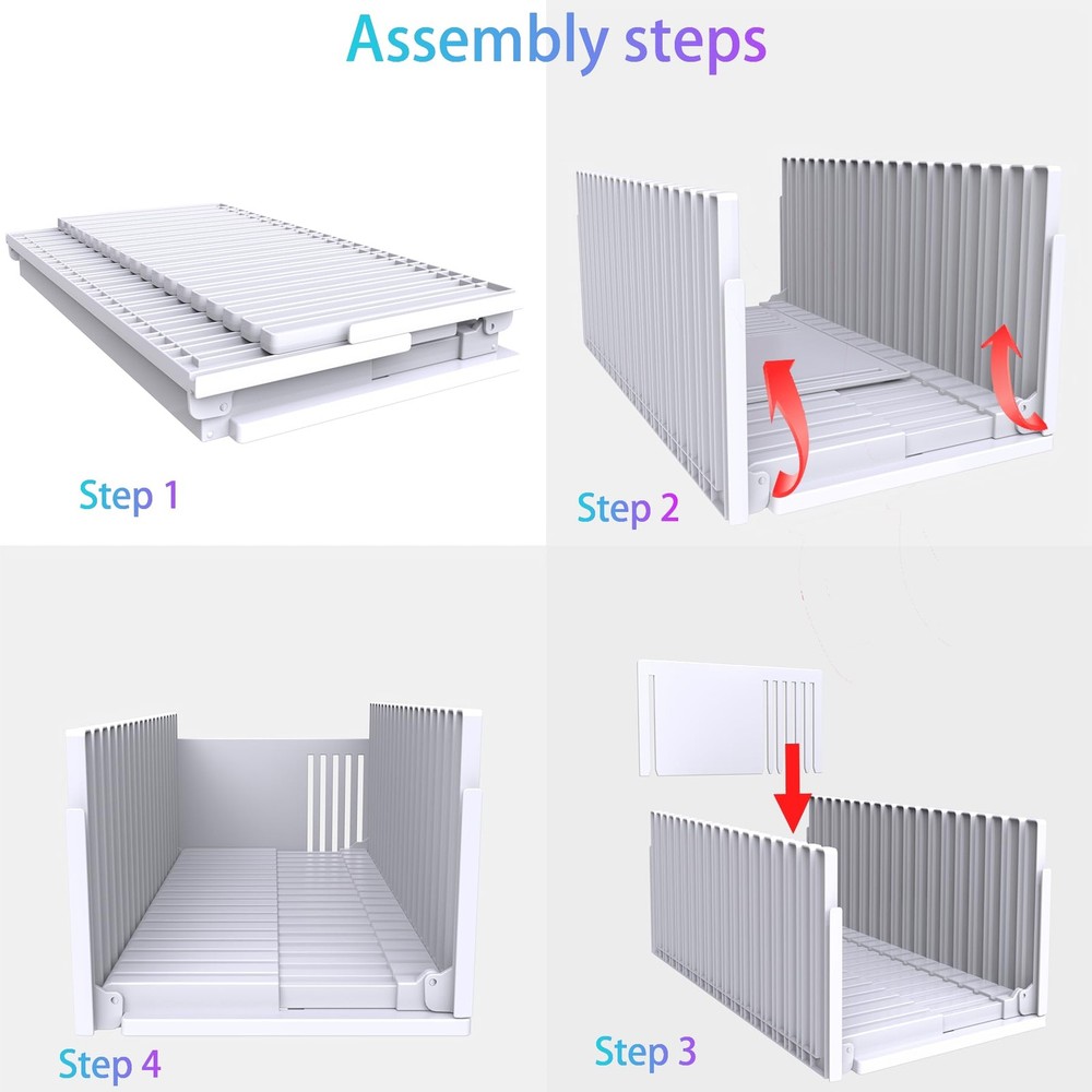 Bread Slicer for Homemade Breads, Adjustable Thickness Slicing Guide, Foldabl...