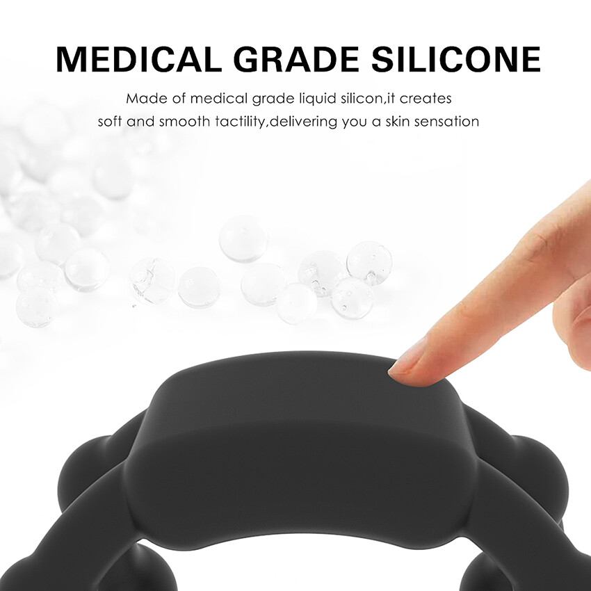 Ball-Scrotum-Stretcher-Ring-Penis Enhancer Delay Ejaculation Reusable for MEN